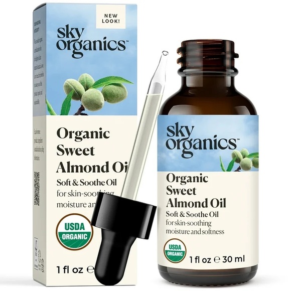 Sky Organics Organic Sweet Almond Oil, 1 fl. Oz - New in Box & Sealed - Picture 1 of 4